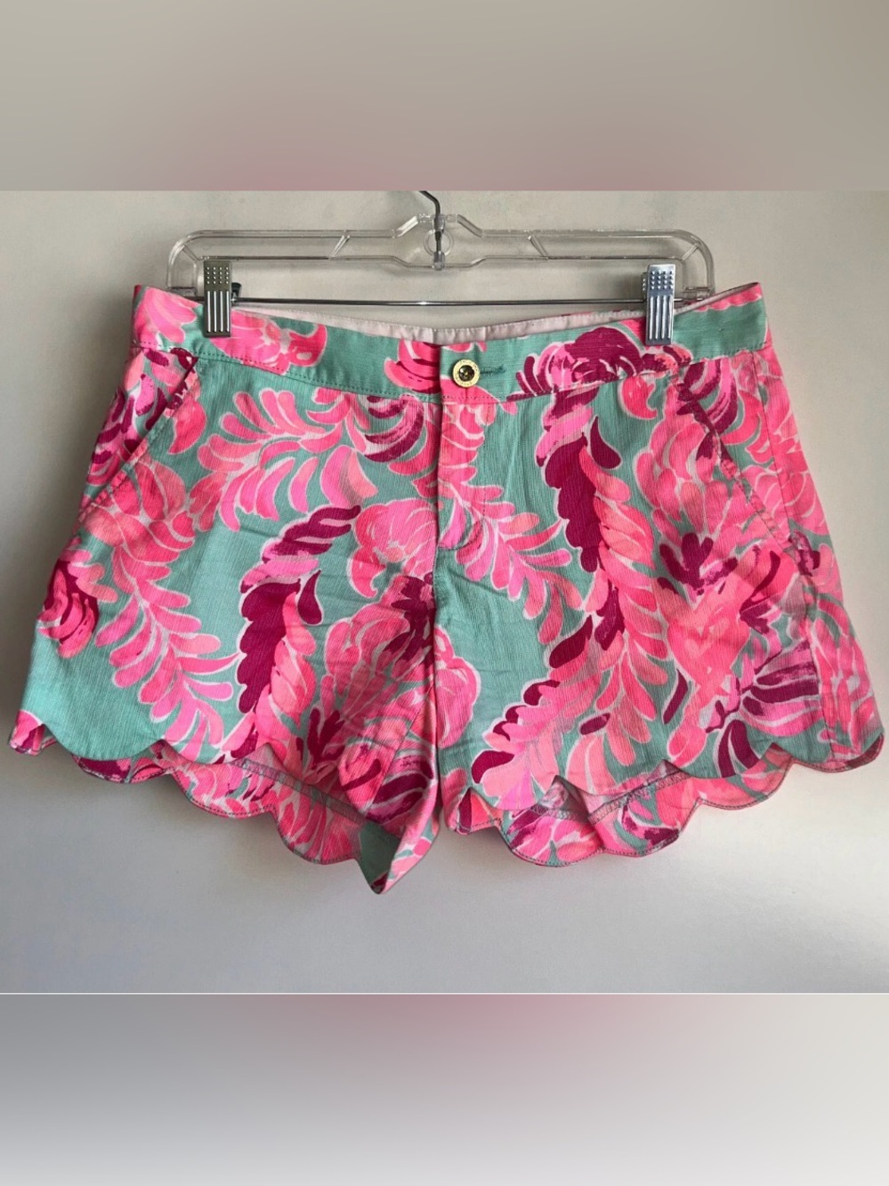 NWOT Lilly Pulitzer Buttercup Shorts Size 8 - Poolside Blue Lovebirds